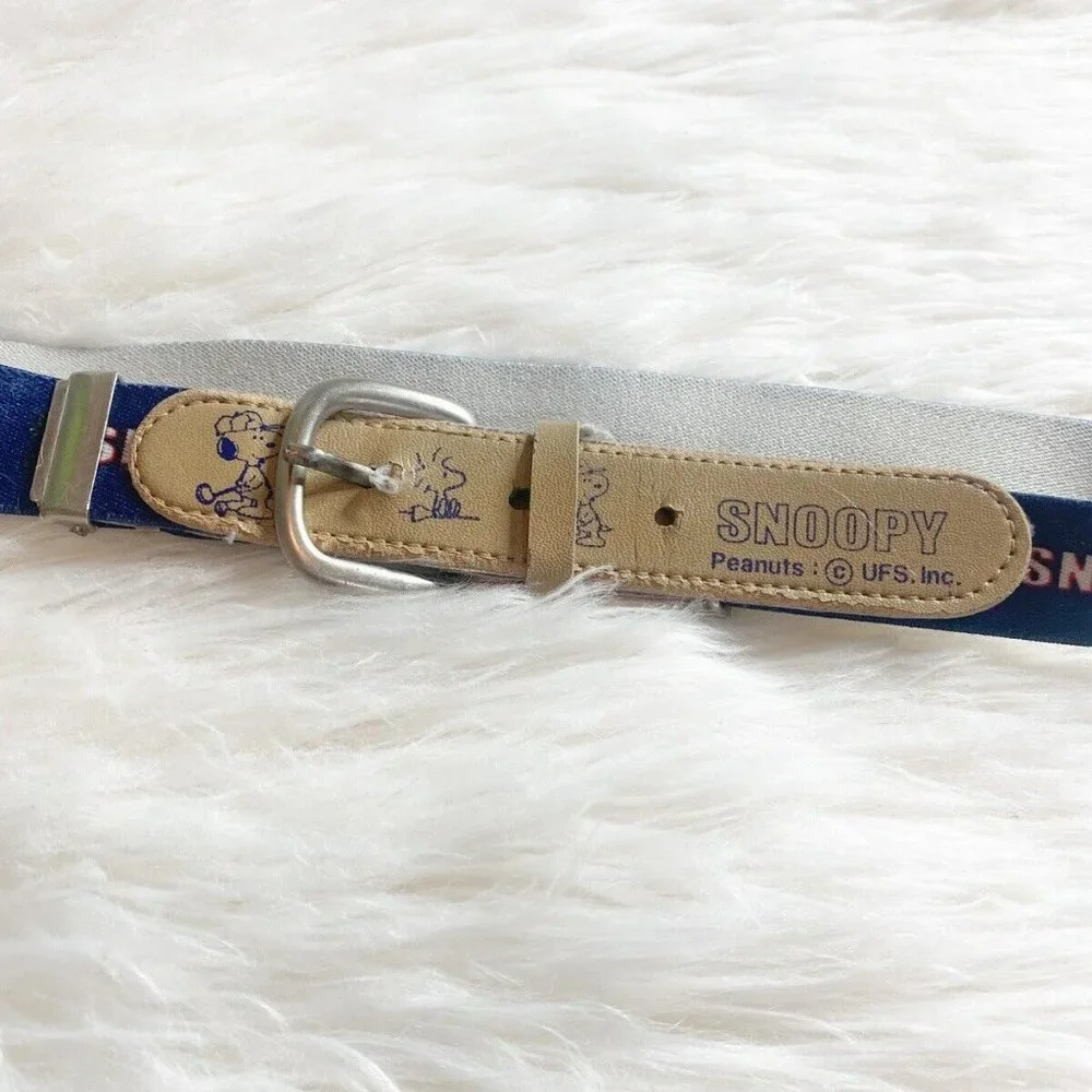 Vintage Kids Snoopy Golf Elastic Belt Peanuts UFS. Inc Adjustable